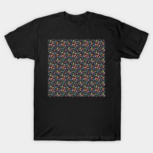 Floral Black T-Shirt